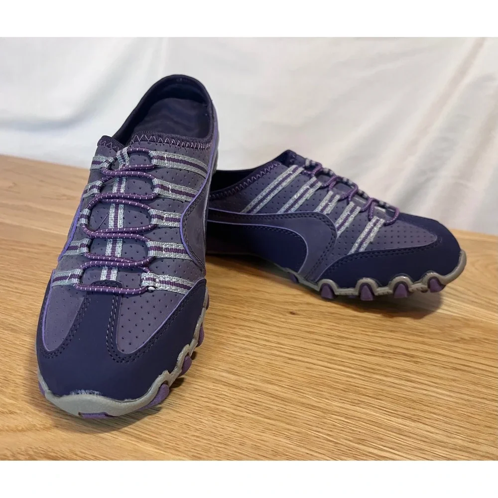 Vintage Avon Walk Sneakers Size Womens 8 Purple Bungee Slip On Gorpcore